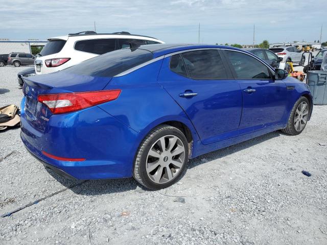 5XXGR4A60DG181202 - 2013 KIA OPTIMA SX BLUE photo 3