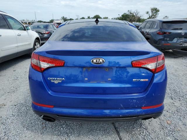 5XXGR4A60DG181202 - 2013 KIA OPTIMA SX BLUE photo 6