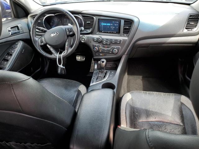 5XXGR4A60DG181202 - 2013 KIA OPTIMA SX BLUE photo 8