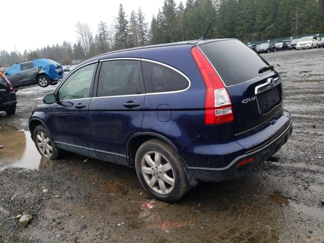 JHLRE48517C097091 - 2007 HONDA CR-V EX BLUE photo 2