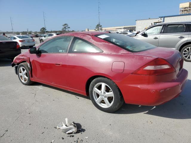 1HGCM72695A017250 - 2005 HONDA ACCORD EX RED photo 2