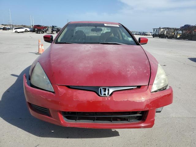 1HGCM72695A017250 - 2005 HONDA ACCORD EX RED photo 5