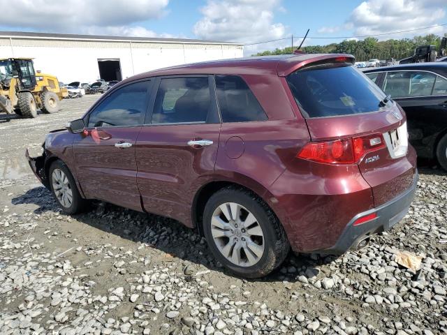 5J8TB1H50BA006392 - 2011 ACURA RDX TECHNOLOGY MAROON photo 2
