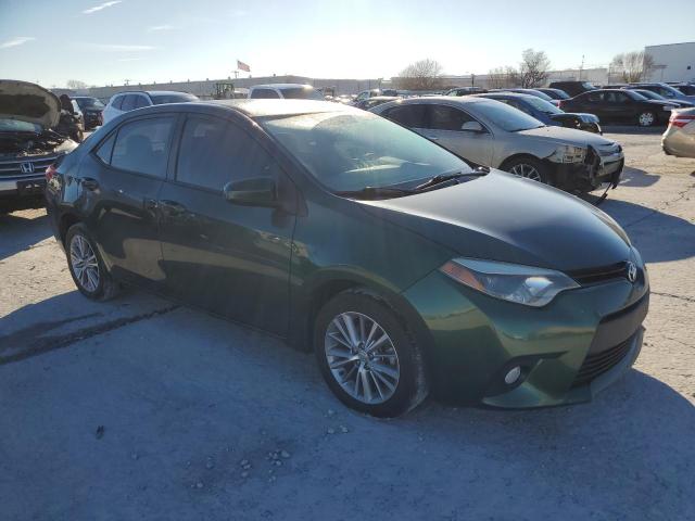 5YFBURHE2EP096292 - 2014 TOYOTA COROLLA L GREEN photo 4