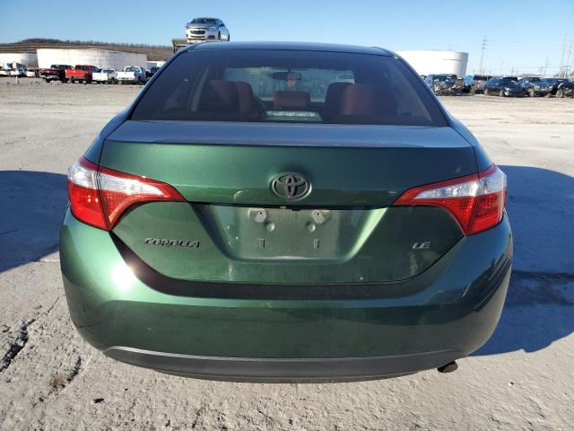 5YFBURHE2EP096292 - 2014 TOYOTA COROLLA L GREEN photo 6