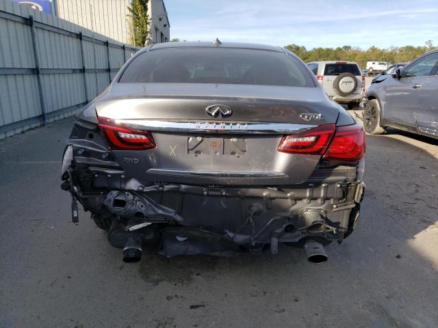 JN1BY1PRXGM721086 - 2016 INFINITI Q70L 3.7 GRAY photo 6