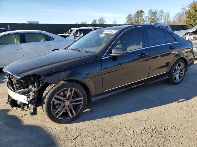 WDDGF8AB1DA822257 - 2013 MERCEDES-BENZ C 300 4MATIC BLACK photo 1