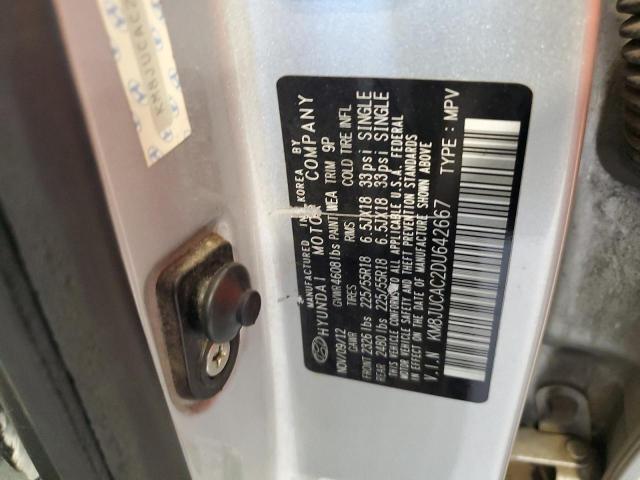 KM8JUCAC2DU642667 - 2013 HYUNDAI TUCSON GLS 银色 照片 13