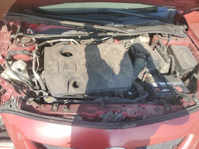 JTDBL40E399074623 - 2009 TOYOTA COROLLA BASE Rouge photo 11