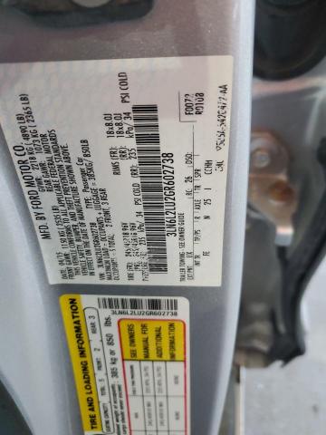 3LN6L2LU2GR602738 - 2016 LINCOLN MKZ HYBRID 银色 照片 12