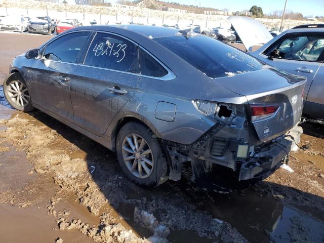 5NPE24AFXJH725412 - 2018 HYUNDAI SONATA SE CHARCOAL photo 2