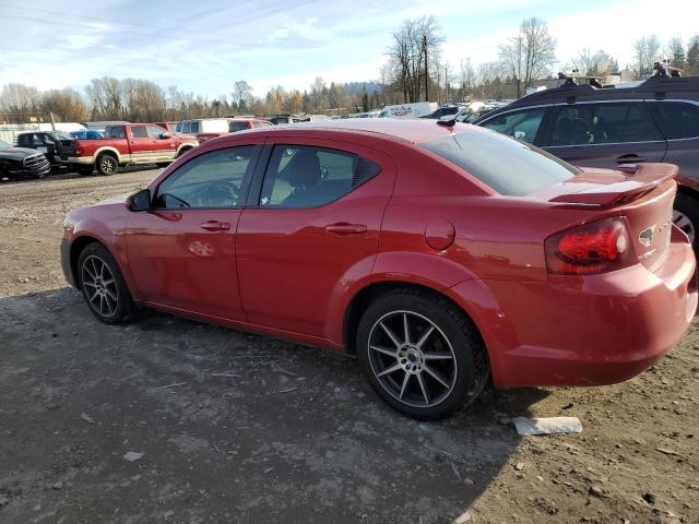 1C3CDZEG2CN143622 - 2012 DODGE AVENGER SXT RED photo 2