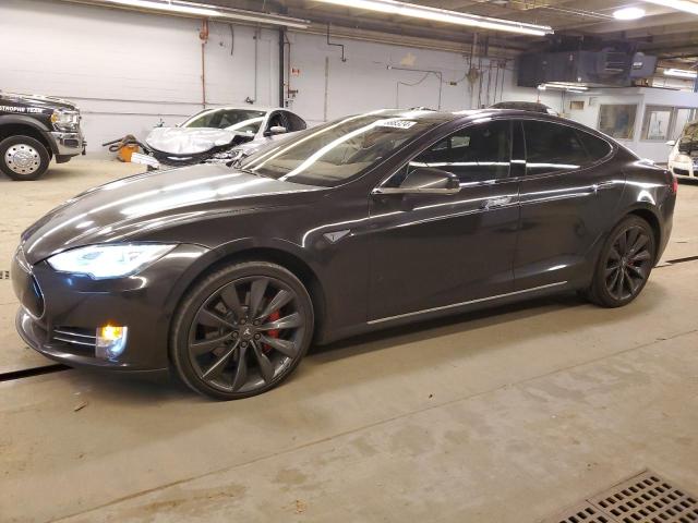 5YJSA1H29EFP63094 - 2014 TESLA MODEL S BLACK photo 1