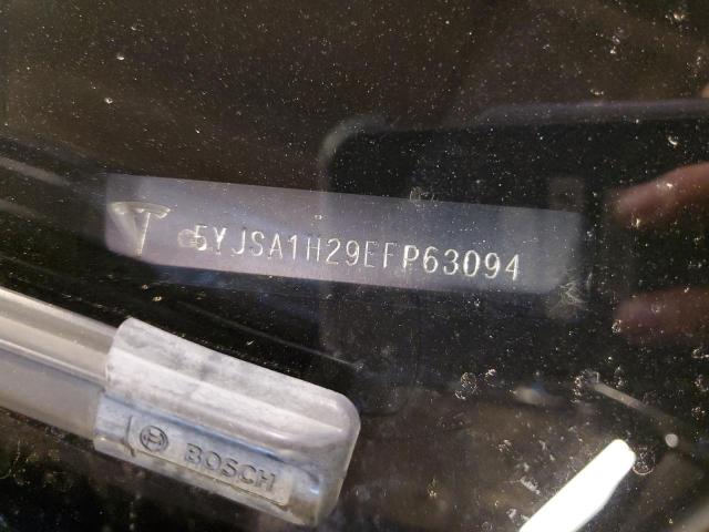 5YJSA1H29EFP63094 - 2014 TESLA MODEL S BLACK photo 12