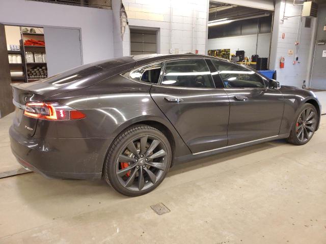 5YJSA1H29EFP63094 - 2014 TESLA MODEL S BLACK photo 3