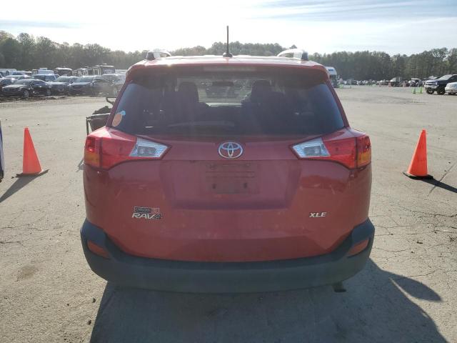 2T3WFREV5FW168125 - 2015 TOYOTA RAV4 XLE RED photo 6