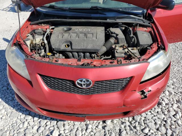 2T1BU4EE4AC304125 - 2010 TOYOTA COROLLA BASE 红色 照片 11