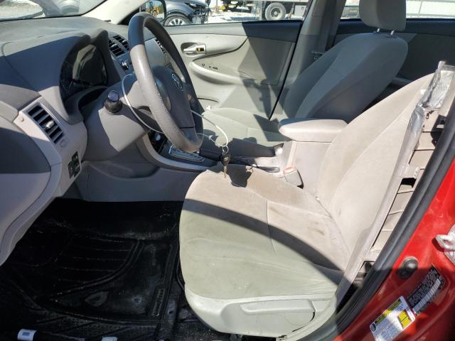 2T1BU4EE4AC304125 - 2010 TOYOTA COROLLA BASE 红色 照片 7