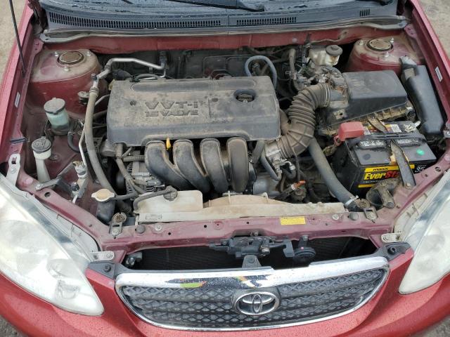 1NXBR32E86Z693843 - 2006 TOYOTA COROLLA CE BURGUNDY photo 11