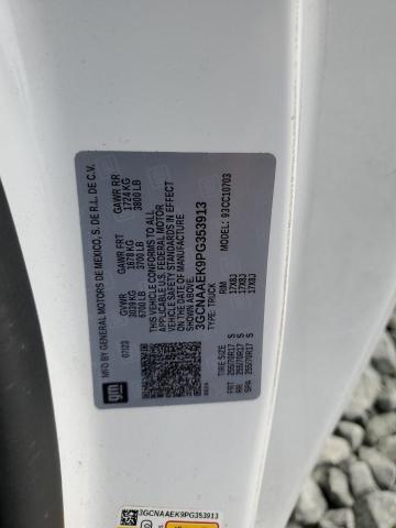 3GCNAAEK9PG353913 - 2023 CHEVROLET SILVERADO C1500 白色 照片 12