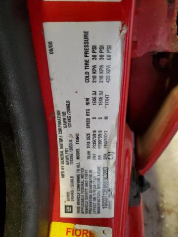 1GCDT13E898103283 - 2009 CHEVROLET COLORADO RED photo 13