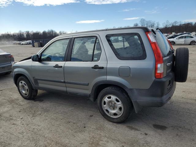 SHSRD68516U405625 - 2006 HONDA CR-V LX GRAY photo 2