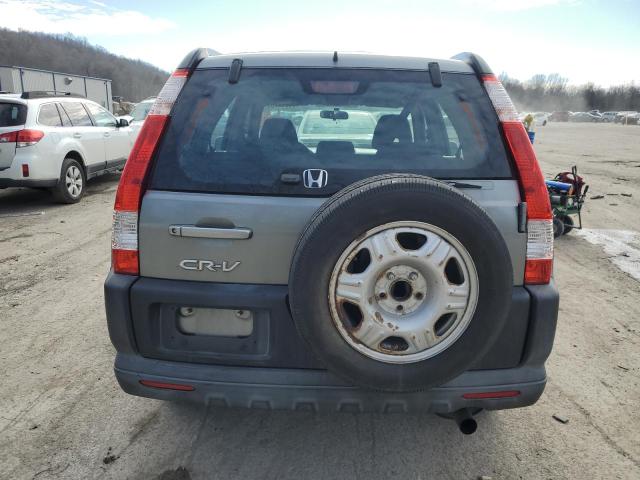 SHSRD68516U405625 - 2006 HONDA CR-V LX GRAY photo 6