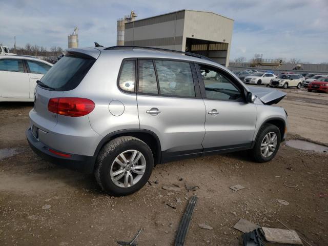 WVGAV7AX5HK032593 - 2017 VOLKSWAGEN TIGUAN S SILVER photo 3