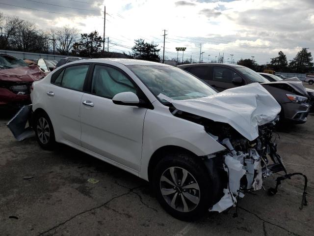 3KPA24AD5PE549069 - 2023 KIA RIO LX WHITE photo 4