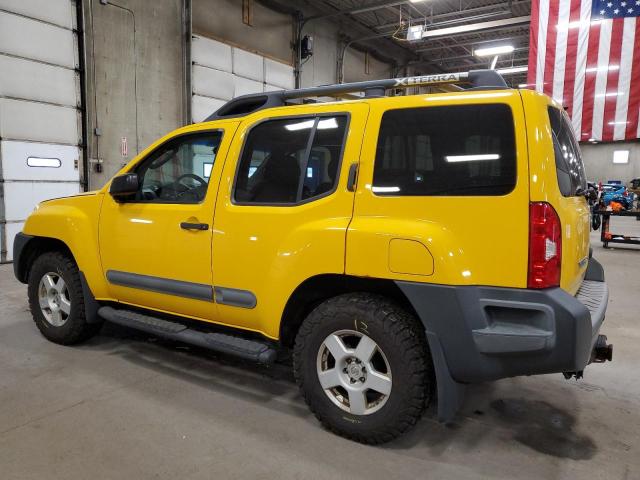 5N1AN08W85C641123 - 2005 NISSAN XTERRA OFF ROAD YELLOW photo 2