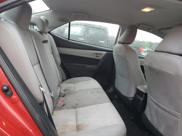2T1BURHE4FC339098 - 2015 TOYOTA COROLLA L RED photo 10