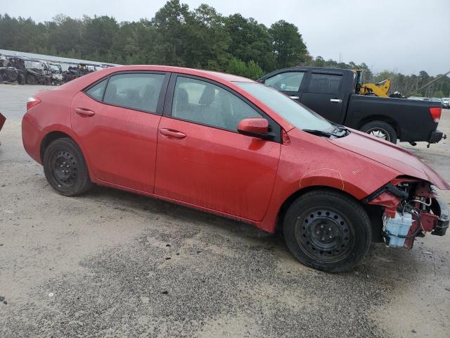 2T1BURHE4FC339098 - 2015 TOYOTA COROLLA L RED photo 4