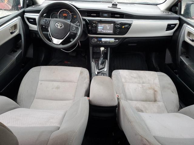 2T1BURHE4FC339098 - 2015 TOYOTA COROLLA L RED photo 8