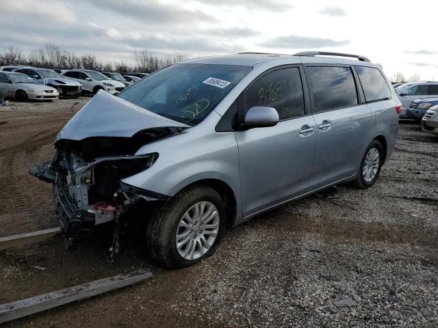 5TDYZ3DC4HS771455 - 2017 TOYOTA SIENNA XLE SILVER photo 1