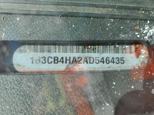 1B3CB4HA2AD546435 - 2010 DODGE CALIBER SXT WHITE photo 13