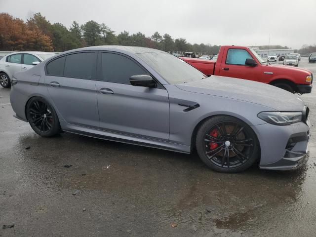 WBS83CH08MCH33428 - 2021 BMW M5 GRAY photo 4