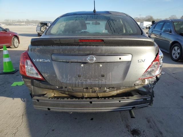 3N1CN7AP9KL827619 - 2019 NISSAN VERSA S GRAY photo 6