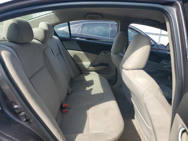 19XFB2F56CE013043 - 2012 HONDA CIVIC LX ნაცრისფერი ფოტო 10