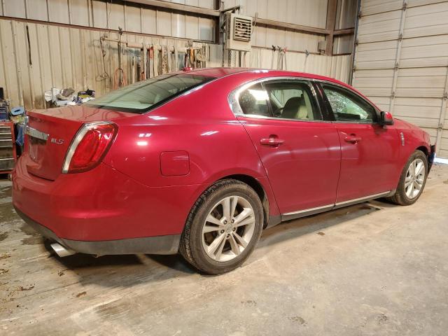 1LNHM93R09G608543 - 2009 LINCOLN MKS RED photo 3