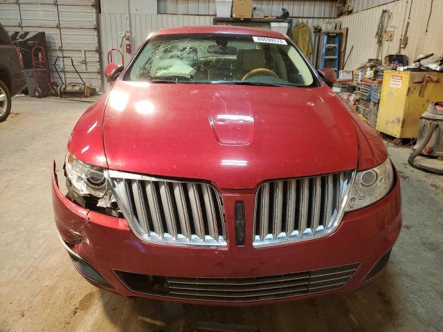 1LNHM93R09G608543 - 2009 LINCOLN MKS RED photo 5