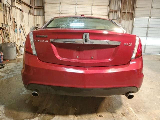 1LNHM93R09G608543 - 2009 LINCOLN MKS RED photo 6