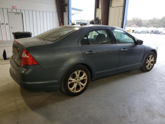 3FAHP0HA5CR158145 - 2012 FORD FUSION SE BLUE photo 3