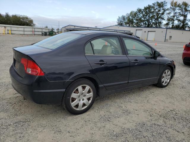 1HGFA16526L030013 - 2006 HONDA CIVIC LX BLACK photo 3