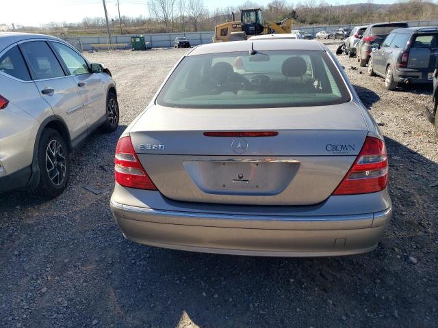 WDBUF65J93A162078 - 2003 MERCEDES-BENZ E 320 SILVER photo 6