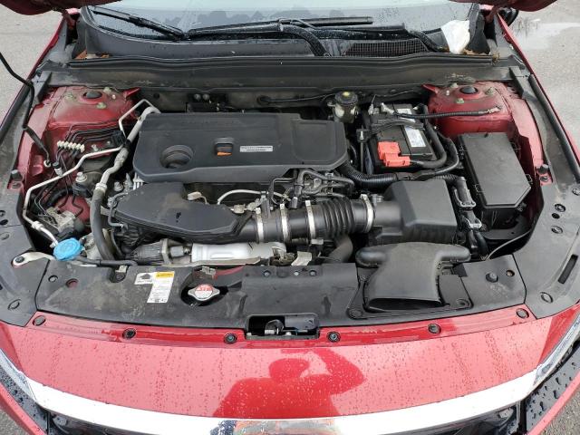 1HGCV2F59JA029992 - 2018 HONDA ACCORD EXL RED photo 11