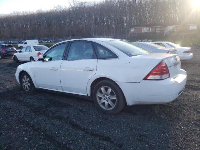 1MEHM40167G611531 - 2007 MERCURY MONTEGO LUXURY WHITE photo 2