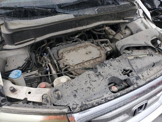 5FNYF48509B040828 - 2009 HONDA PILOT EXL WHITE photo 12