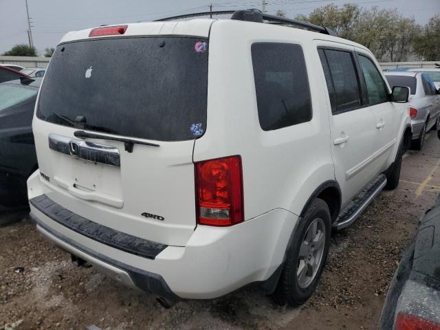 5FNYF48509B040828 - 2009 HONDA PILOT EXL WHITE photo 3