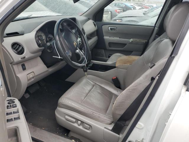 5FNYF48509B040828 - 2009 HONDA PILOT EXL WHITE photo 7