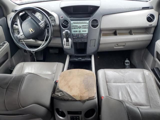 5FNYF48509B040828 - 2009 HONDA PILOT EXL WHITE photo 8